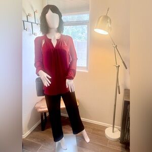 1. State Fuchsia Blouse